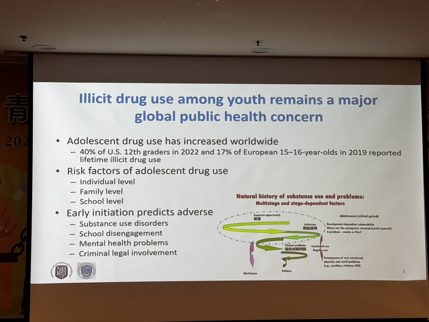 Illicit drug use among youth remains a major global public health concern