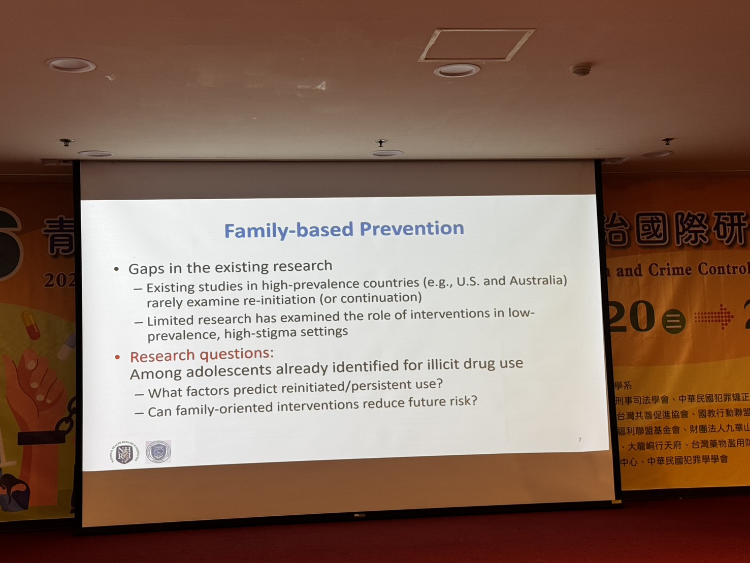Family-based Prevention research questions