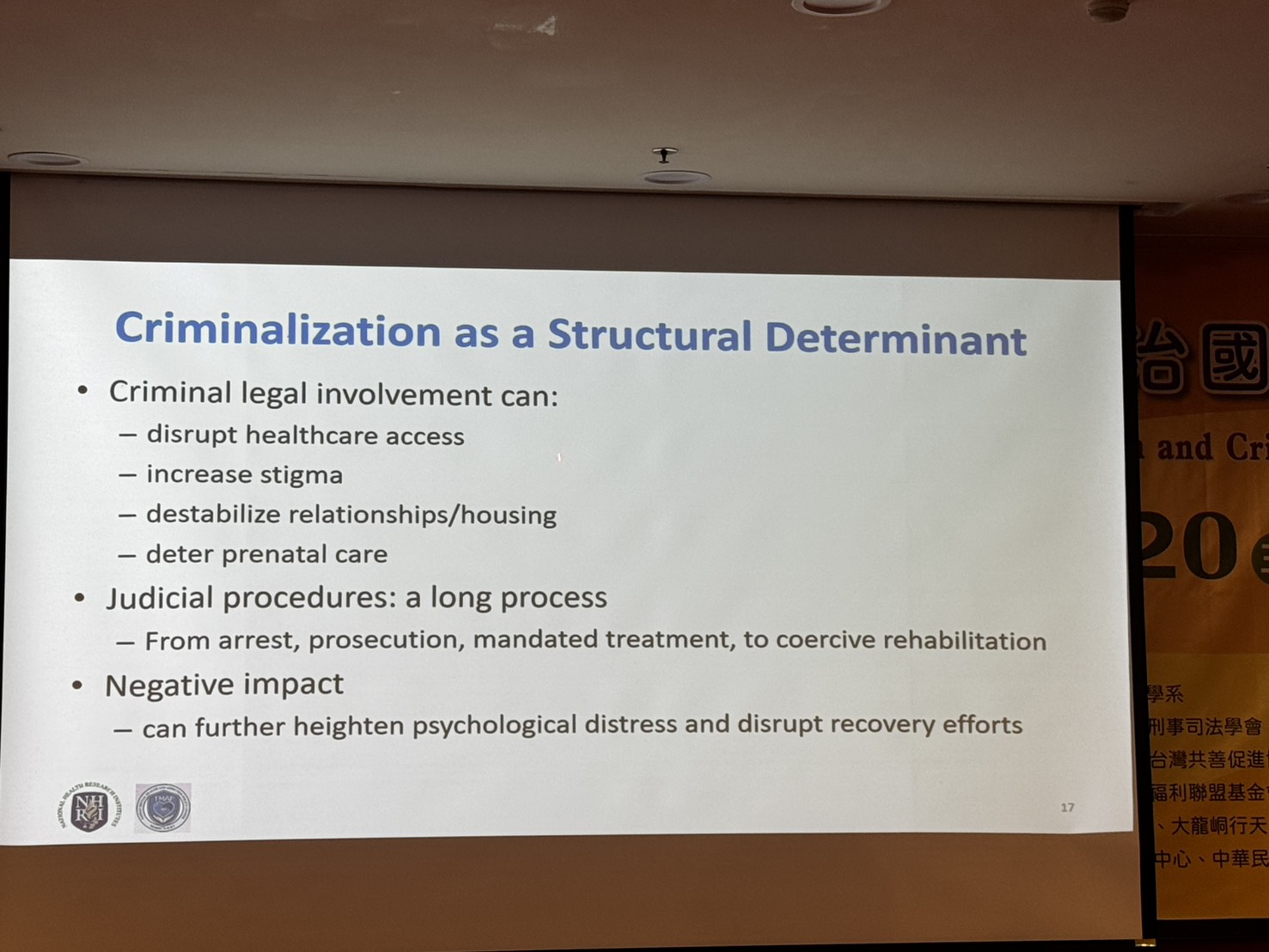 Criminalization as a Structural Determinant