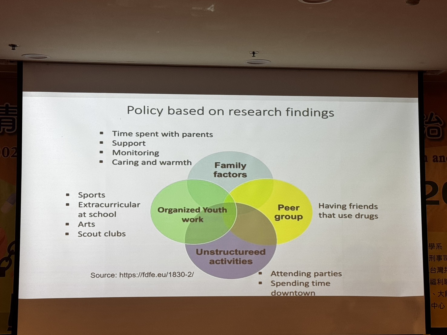 Policy based on research findings